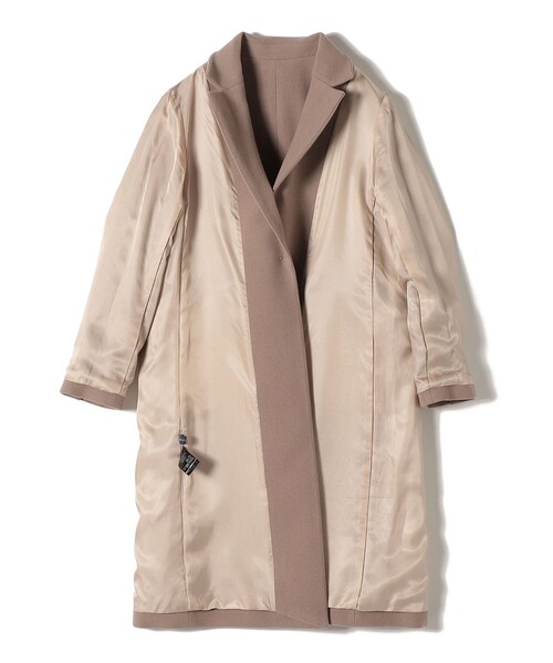 SHIPS(シップス)の「チェスターコート 22FW◆(チェスターコート・レディース・ライトグレー/ネイビー/ブラウン/サックスブルー・40/38/36)」の10枚目の写真