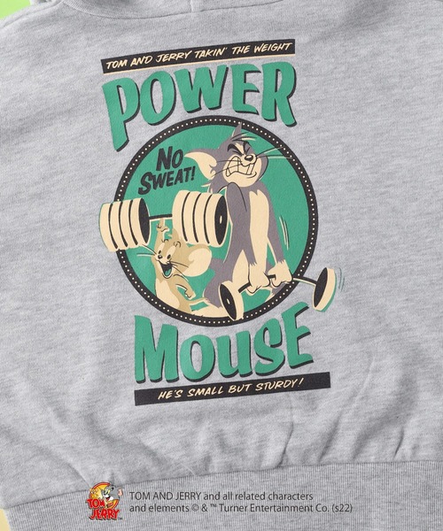 Right-on(ライトオン)の「【トムとジェリー】トム&ジェリーパーカー(パーカー・キッズ・ブラック/グレー・130/150/120/140/105)」の6枚目の写真