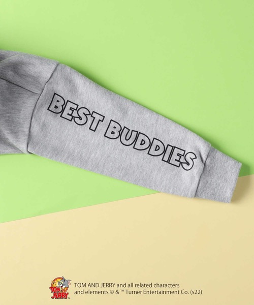 Right-on(ライトオン)の「【トムとジェリー】トム&ジェリーパーカー(パーカー・キッズ・ブラック/グレー・130/150/120/140/105)」の10枚目の写真