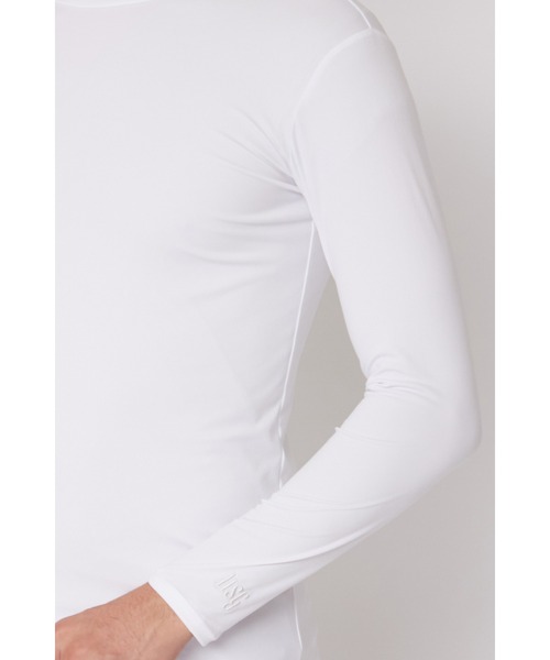 TORNADO MART(トルネードマート)の「HIGH ST. GOLF∴HSGロゴ クルーネックカットソー <AdE>(Tシャツ/カットソー・メンズ・ホワイト/ネイビー・MEDIUM/LARGE/LL)」の4枚目の写真