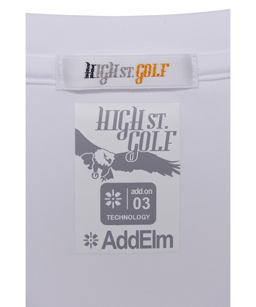 TORNADO MART(トルネードマート)の「HIGH ST. GOLF∴HSGロゴ クルーネックカットソー <AdE>(Tシャツ/カットソー・メンズ・ホワイト/ネイビー・MEDIUM/LARGE/LL)」の8枚目の写真