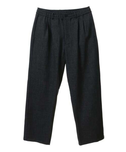 MEN'S MELROSE（メンズメルローズ）の「シャンブレーシャークスキンツータックトラウザース（その他パンツ・メンズ・チャコールグレー/グレー・4/3）」の3枚目の写真