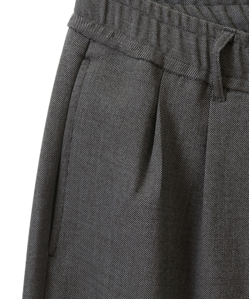 MEN'S MELROSE（メンズメルローズ）の「シャンブレーシャークスキンツータックトラウザース（その他パンツ・メンズ・チャコールグレー/グレー・4/3）」の6枚目の写真