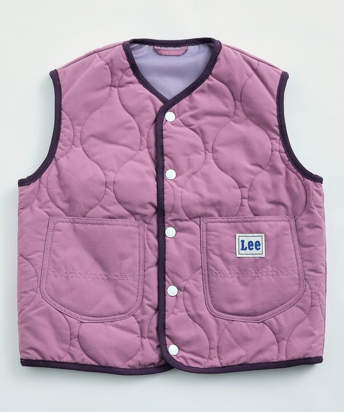 Lee（リー）の「QUILTING VEST（ベスト・キッズ・ブラック/パープル/ネイビー/オリーブ・110/120/130/140/150/100）」の4枚目の写真