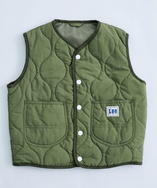 Lee（リー）の「QUILTING VEST（ベスト・キッズ・ブラック/パープル/ネイビー/オリーブ・110/120/130/140/150/100）」の3枚目の写真