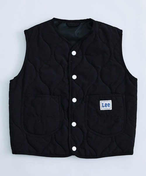 Lee（リー）の「QUILTING VEST（ベスト・キッズ・ブラック/パープル/ネイビー/オリーブ・110/120/130/140/150/100）」の2枚目の写真
