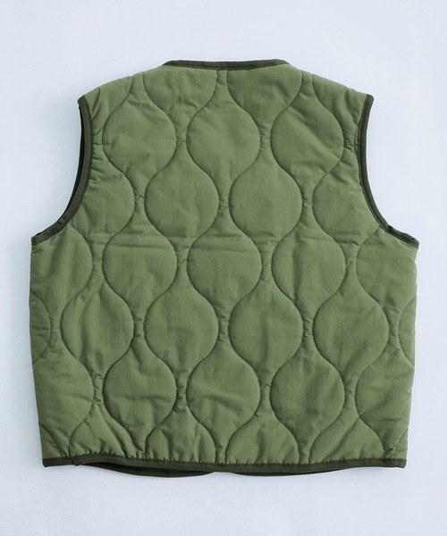 Lee（リー）の「QUILTING VEST（ベスト・キッズ・ブラック/パープル/ネイビー/オリーブ・110/120/130/140/150/100）」の6枚目の写真