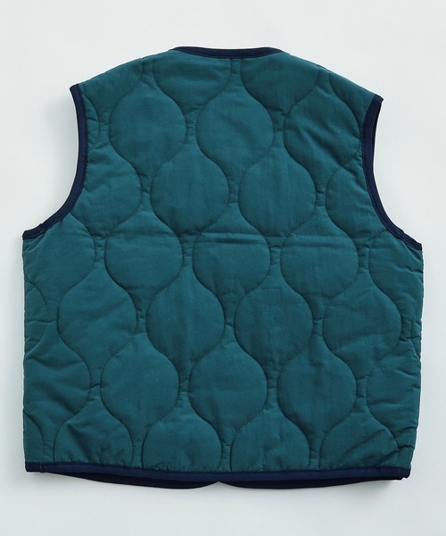 Lee（リー）の「QUILTING VEST（ベスト・キッズ・ブラック/パープル/ネイビー/オリーブ・110/120/130/140/150/100）」の12枚目の写真