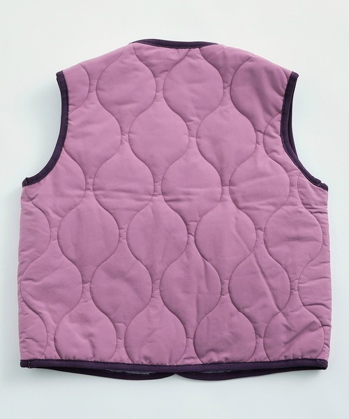 Lee（リー）の「QUILTING VEST（ベスト・キッズ・ブラック/パープル/ネイビー/オリーブ・110/120/130/140/150/100）」の14枚目の写真