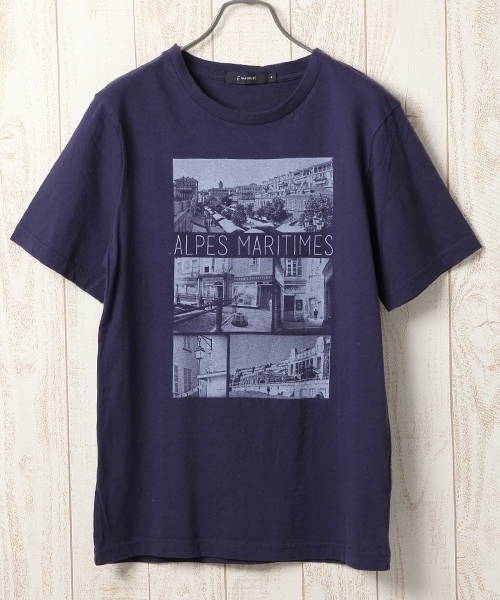 RAGEBLUE（レイジブルー）の「フォトプリントTシャツ/561351（Tシャツ/カットソー・メンズ・ホワイト/オフホワイト/その他/グレー/ネイビー/その他1・LARGE/SMALL/MEDIUM）」の5枚目の写真