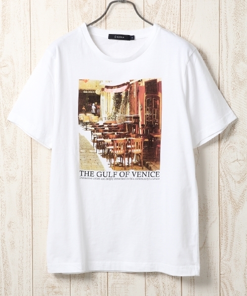 RAGEBLUE（レイジブルー）の「フォトプリントTシャツ/561351（Tシャツ/カットソー・メンズ・ホワイト/オフホワイト/その他/グレー/ネイビー/その他1・LARGE/SMALL/MEDIUM）」の2枚目の写真