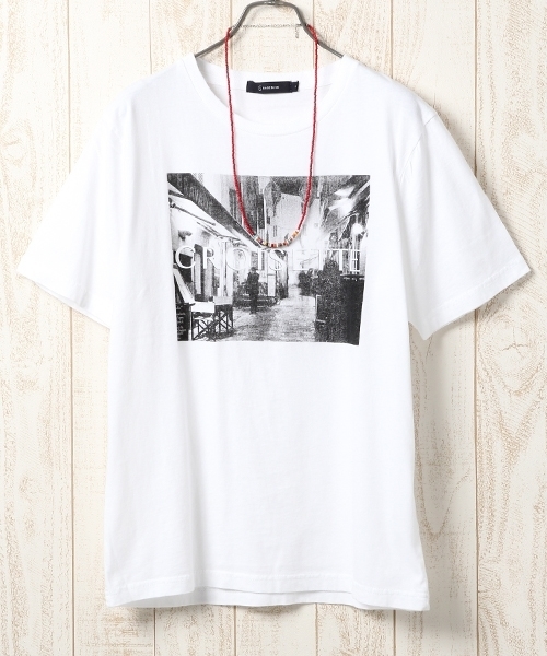 RAGEBLUE（レイジブルー）の「フォトプリントTシャツ/561351（Tシャツ/カットソー・メンズ・ホワイト/オフホワイト/その他/グレー/ネイビー/その他1・LARGE/SMALL/MEDIUM）」の6枚目の写真
