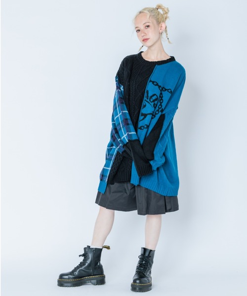 Candy Stripper（キャンディストリッパー）の「PRETENDING CULOTTE スカート（スカート・レディース・ベージュ/ブラック/グレー・2）」の21枚目の写真