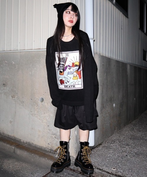 Candy Stripper（キャンディストリッパー）の「PRETENDING CULOTTE スカート（スカート・レディース・ベージュ/ブラック/グレー・2）」の11枚目の写真