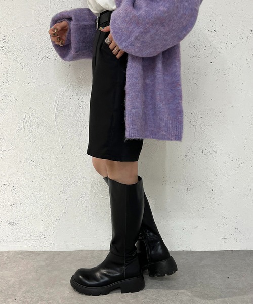 apres jour mignon（アプレジュールミニョン）の「センターシームハーフパンツ【ZOZOTOWN限定アイテム】（その他パンツ・レディース・ブラック/ナチュラル/ベージュ系その他/ブラック系その他/その他・X-LARGE/SMALL/MEDIUM）」の7枚目の写真