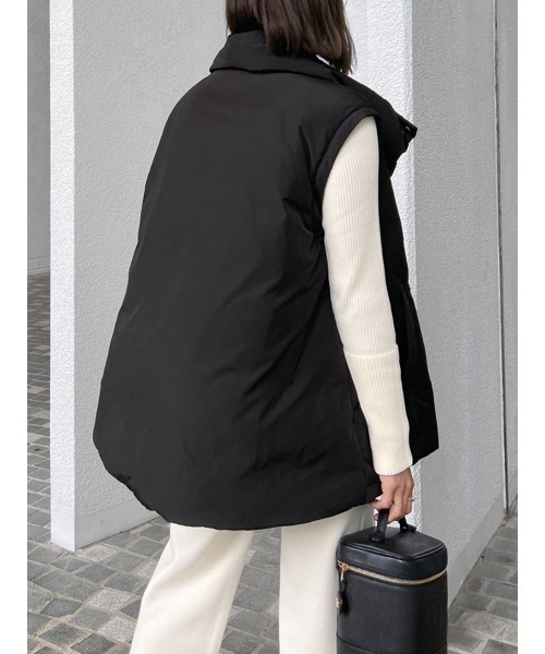 Vicente(ヴィセンテ)の「2way down jacket(ダウンジャケット/コート・レディース・ブラック/ホワイト/オレンジ・FREE)」の20枚目の写真