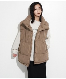 ANAP | フェイクダウンオーバーベスト(ダウンベスト)