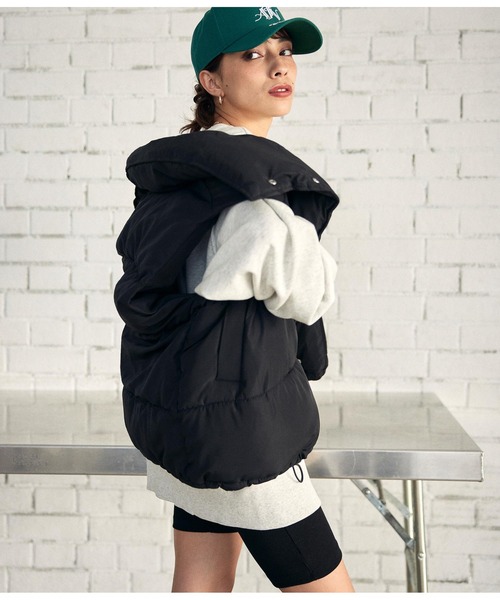 ANAP（アナップ）の「フェイクダウンオーバーベスト（ダウンベスト・レディース・ブラック/アイボリー/ブラウン・FREE）」の8枚目の写真