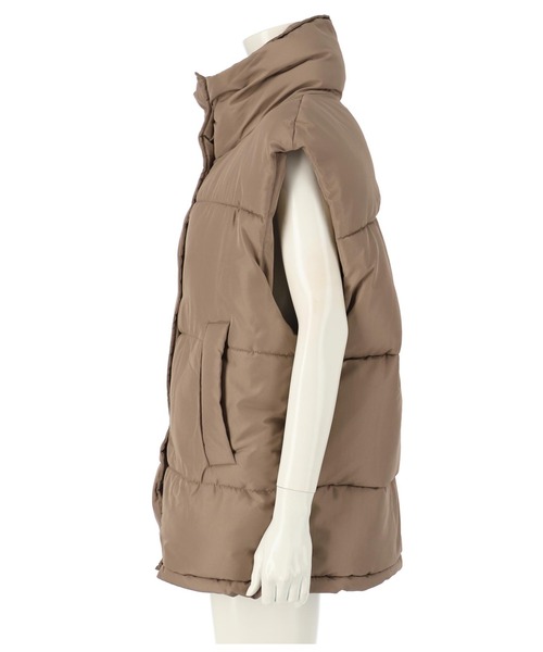 ANAP（アナップ）の「フェイクダウンオーバーベスト（ダウンベスト・レディース・ブラック/アイボリー/ブラウン・FREE）」の18枚目の写真