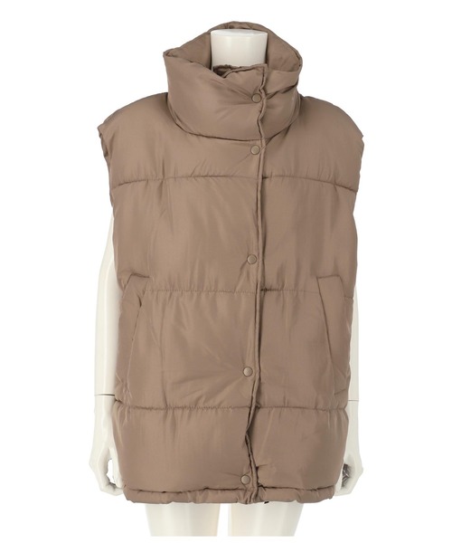 ANAP（アナップ）の「フェイクダウンオーバーベスト（ダウンベスト・レディース・ブラック/アイボリー/ブラウン・FREE）」の17枚目の写真