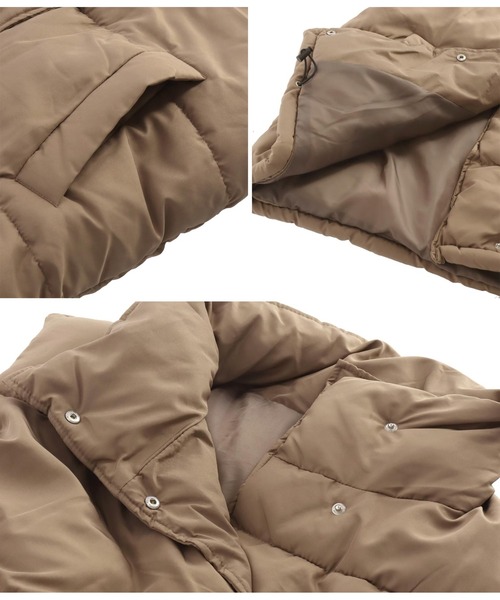 ANAP（アナップ）の「フェイクダウンオーバーベスト（ダウンベスト・レディース・ブラック/アイボリー/ブラウン・FREE）」の19枚目の写真