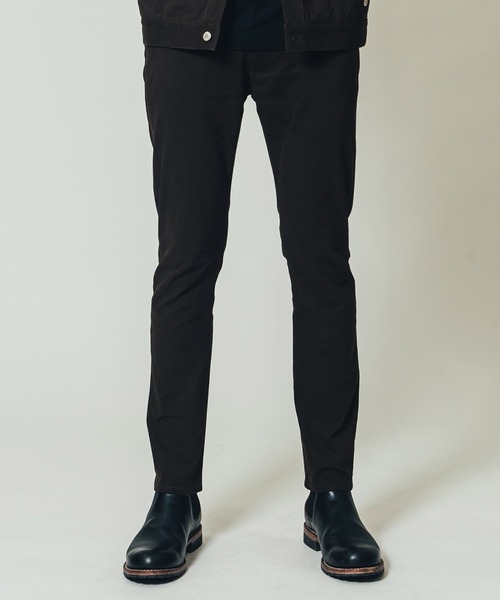 CRIMIE（クライミー）の「STRETCH TWILL SLIM FIT 7714 PANTS / ストレッチ ツイル スリム フィット 7714 パンツ（チノパンツ・メンズ・ブラック/ブラウン・XXL/S/M/L/XL）」の19枚目の写真