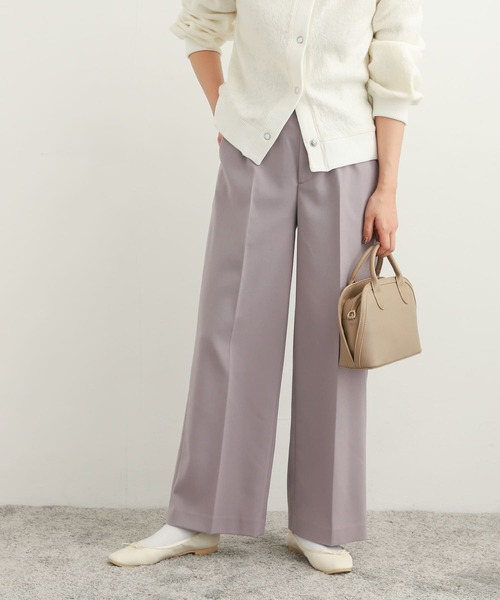 URBAN RESEARCH DOORS(アーバンリサーチドアーズ)の「TRストレートトラウザー(その他パンツ・レディース・チャコールグレー/パープル/ベージュ・SMALL/MEDIUM)」の16枚目の写真