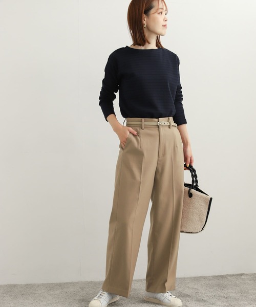 URBAN RESEARCH DOORS(アーバンリサーチドアーズ)の「TRストレートトラウザー(その他パンツ・レディース・チャコールグレー/パープル/ベージュ・SMALL/MEDIUM)」の18枚目の写真