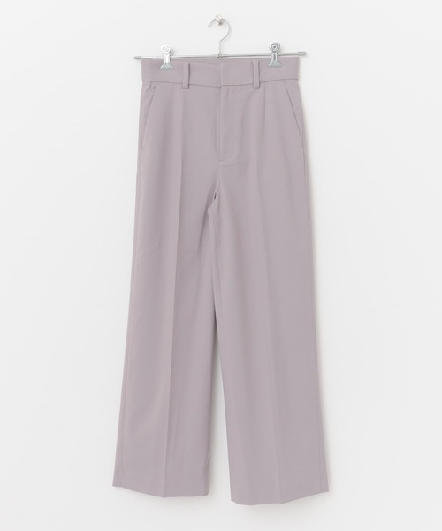 URBAN RESEARCH DOORS(アーバンリサーチドアーズ)の「TRストレートトラウザー(その他パンツ・レディース・チャコールグレー/パープル/ベージュ・SMALL/MEDIUM)」の9枚目の写真