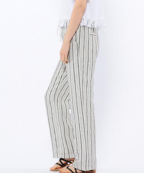 Another Edition(アナザーエディション)の「ストライプイージーパンツ/AEBC STRP EASY PT◆(その他パンツ・レディース・ブラック/ベージュ・フリ-)」の6枚目の写真