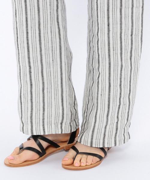 Another Edition(アナザーエディション)の「ストライプイージーパンツ/AEBC STRP EASY PT◆(その他パンツ・レディース・ブラック/ベージュ・フリ-)」の11枚目の写真