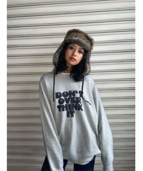 LAGUA GEM（ラグアジェム）の「MESSAGE OVER SW スウェット