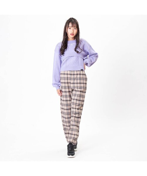 algy（アルジー）の「タンタケニット&キャミセット（ニット/セーター・キッズ・ラベンダー/オフホワイト/ミント・X-SMALL/MEDIUM/XX-SMALL/SMALL）」の17枚目の写真