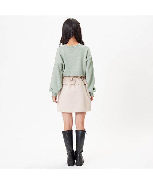 algy（アルジー）の「タンタケニット&キャミセット（ニット/セーター・キッズ・ラベンダー/オフホワイト/ミント・X-SMALL/MEDIUM/XX-SMALL/SMALL）」の4枚目の写真