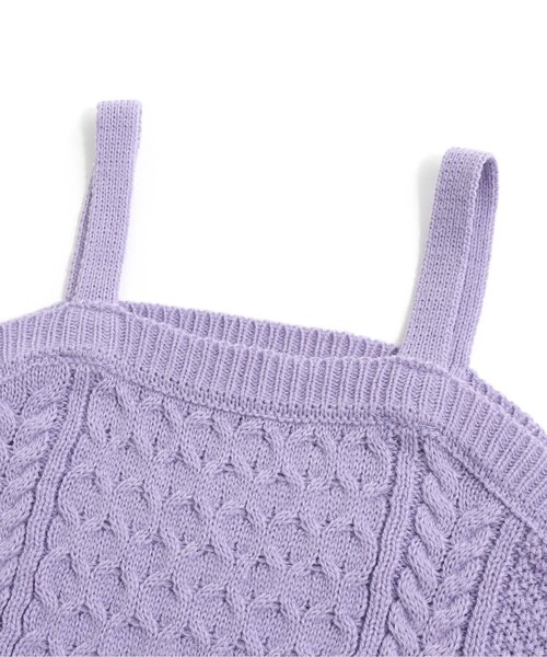algy（アルジー）の「タンタケニット&キャミセット（ニット/セーター・キッズ・ラベンダー/オフホワイト/ミント・X-SMALL/MEDIUM/XX-SMALL/SMALL）」の21枚目の写真