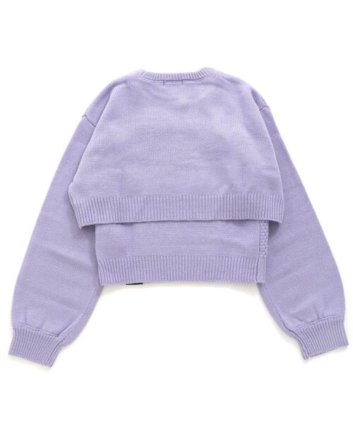 algy（アルジー）の「タンタケニット&キャミセット（ニット/セーター・キッズ・ラベンダー/オフホワイト/ミント・X-SMALL/MEDIUM/XX-SMALL/SMALL）」の15枚目の写真