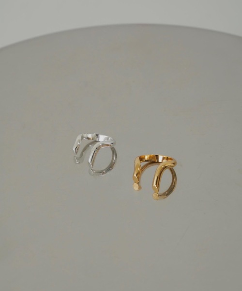 loni(ロニ)の「【金属アレルギー対応】Root open ring(デザインリング)/ニッケルフリーメッキ(リング・レディース・シルバー/ゴールド・#9/#11/#13)」の15枚目の写真