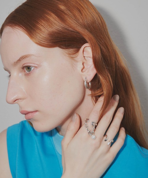 loni(ロニ)の「【金属アレルギー対応】Root open ring(デザインリング)/ニッケルフリーメッキ(リング・レディース・シルバー/ゴールド・#9/#11/#13)」の21枚目の写真