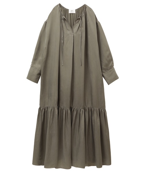 1er Arrondissement キュプラフィブリルティアードワンピース 1er Arrondissement（プルミエアロンディスモン）の「キュプラ