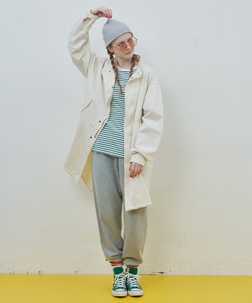 MERLOT（メルロー）の「ミリタリーミドルコート　M51/ブルゾン/モッズコート（ミリタリージャケット・レディース・カーキ/ナチュラル・FREE）」の21枚目の写真