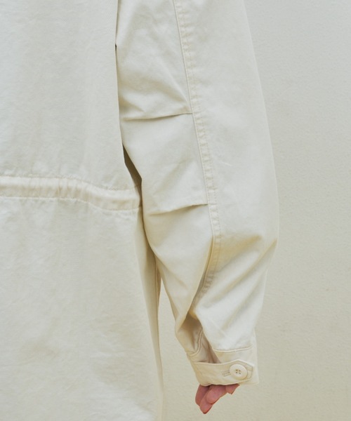 MERLOT（メルロー）の「ミリタリーミドルコート　M51/ブルゾン/モッズコート（ミリタリージャケット・レディース・カーキ/ナチュラル・FREE）」の7枚目の写真