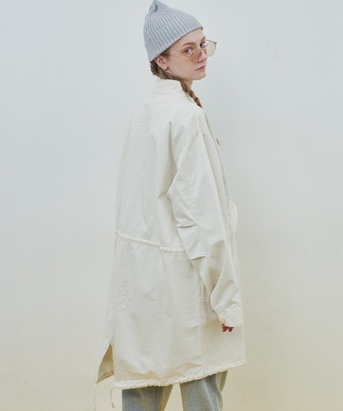 MERLOT（メルロー）の「ミリタリーミドルコート　M51/ブルゾン/モッズコート（ミリタリージャケット・レディース・カーキ/ナチュラル・FREE）」の10枚目の写真