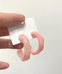 【OKUOKU　0909】ハーフリングピアス oku-pierce-689628070379-329 I