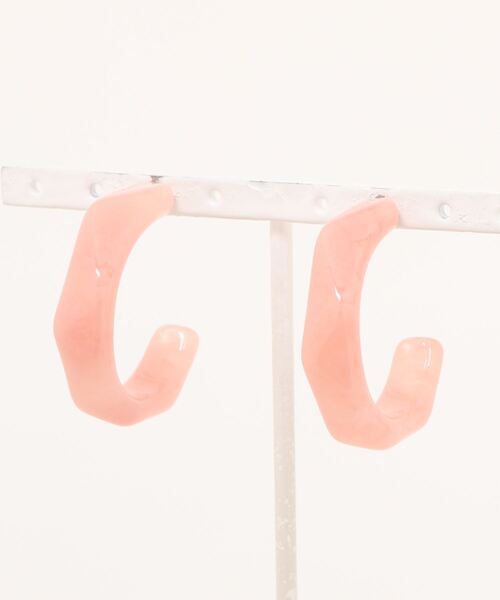 Burner（バーナー）の「【OKUOKU　0909】ハーフリングピアス oku-pierce-689628070379-329 I（ピアス（両耳用）・レディース・A/B・FREE）」の4枚目の写真