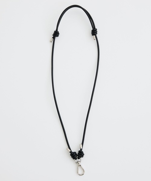 ITTI（イッチ）の「HERRIE PHONE STRING / RAPTO（ネックレス・メンズ・ブラック・FREE）」の2枚目の写真