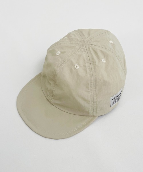 ARCH & LINE(アーチアンドライン)の「リサイクルナイロンキャップ UVCUT NYLON BASIC CAP(キャップ・キッズ・チャコールグレー/ライトベージュ/ミント・60/57/54/48)」の8枚目の写真