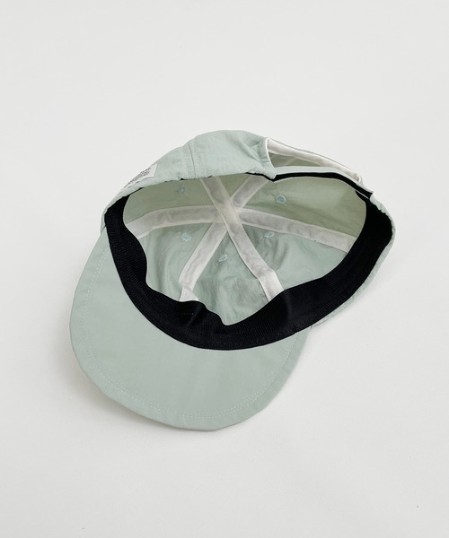 ARCH & LINE(アーチアンドライン)の「リサイクルナイロンキャップ UVCUT NYLON BASIC CAP(キャップ・キッズ・チャコールグレー/ライトベージュ/ミント・60/57/54/48)」の10枚目の写真