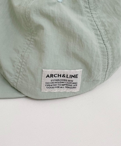 ARCH & LINE(アーチアンドライン)の「リサイクルナイロンキャップ UVCUT NYLON BASIC CAP(キャップ・キッズ・チャコールグレー/ライトベージュ/ミント・60/57/54/48)」の12枚目の写真