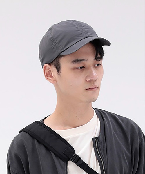 ARCH & LINE(アーチアンドライン)の「リサイクルナイロンキャップ UVCUT NYLON BASIC CAP(キャップ・キッズ・チャコールグレー/ライトベージュ/ミント・60/57/54/48)」の16枚目の写真