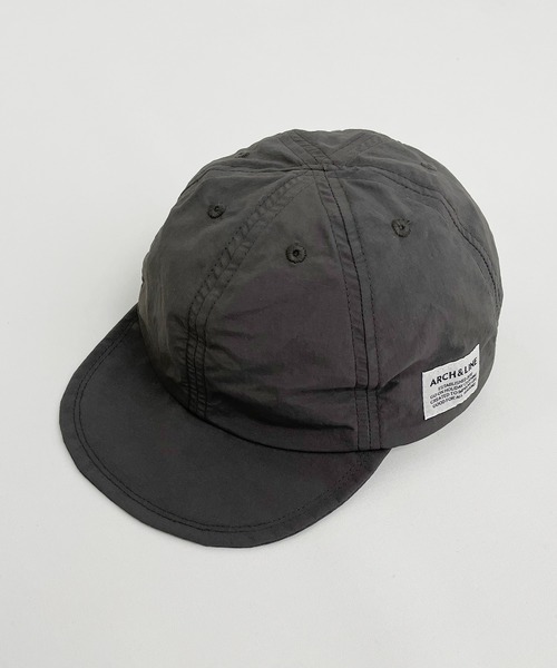 ARCH & LINE(アーチアンドライン)の「リサイクルナイロンキャップ UVCUT NYLON BASIC CAP(キャップ・キッズ・チャコールグレー/ライトベージュ/ミント・60/57/54/48)」の15枚目の写真